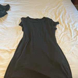Black tagless dress.